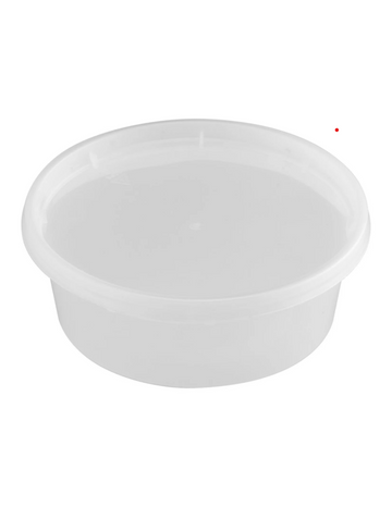 8oz PP Deli Container, 240 Sets (24/20) - Image 1