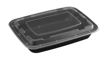 16oz Rectangular Microwaveable Container with Lid, 150 Sets (50/6) - Image 1