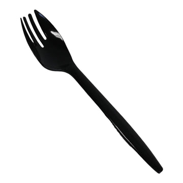 10.25" BLACK SERVING FORKS 144CT