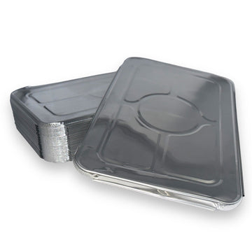 FULL SIZED ALUMINUM LIDS FOR FULL SIZED PANS 50/CASE