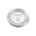 LID FLAT PET FOR PORTION CUP 0.75 oz and 1 oz, 2500 pc (100/25) - Image 1
