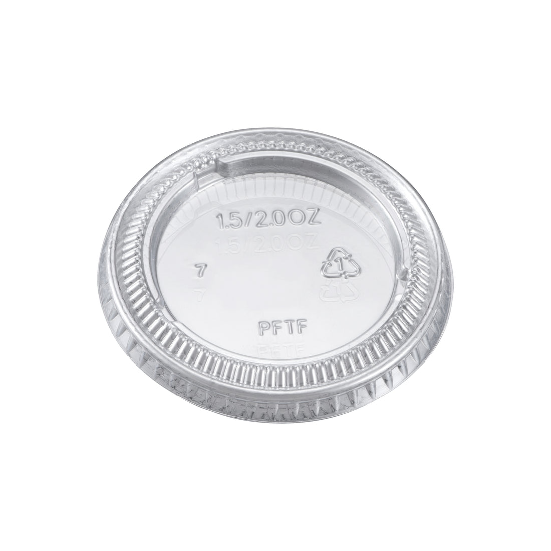 LID FLAT PET FOR PORTION CUP 1.5 oz and 2 oz, 2500pc (125/20) - Image 1