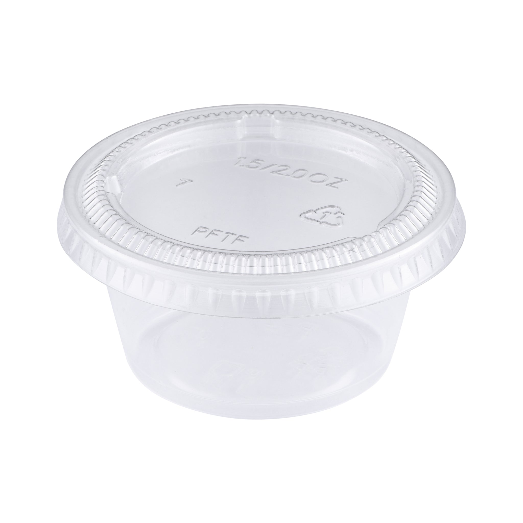2oz Portion Cups, PP, 2500pc (100/25) - Image 1