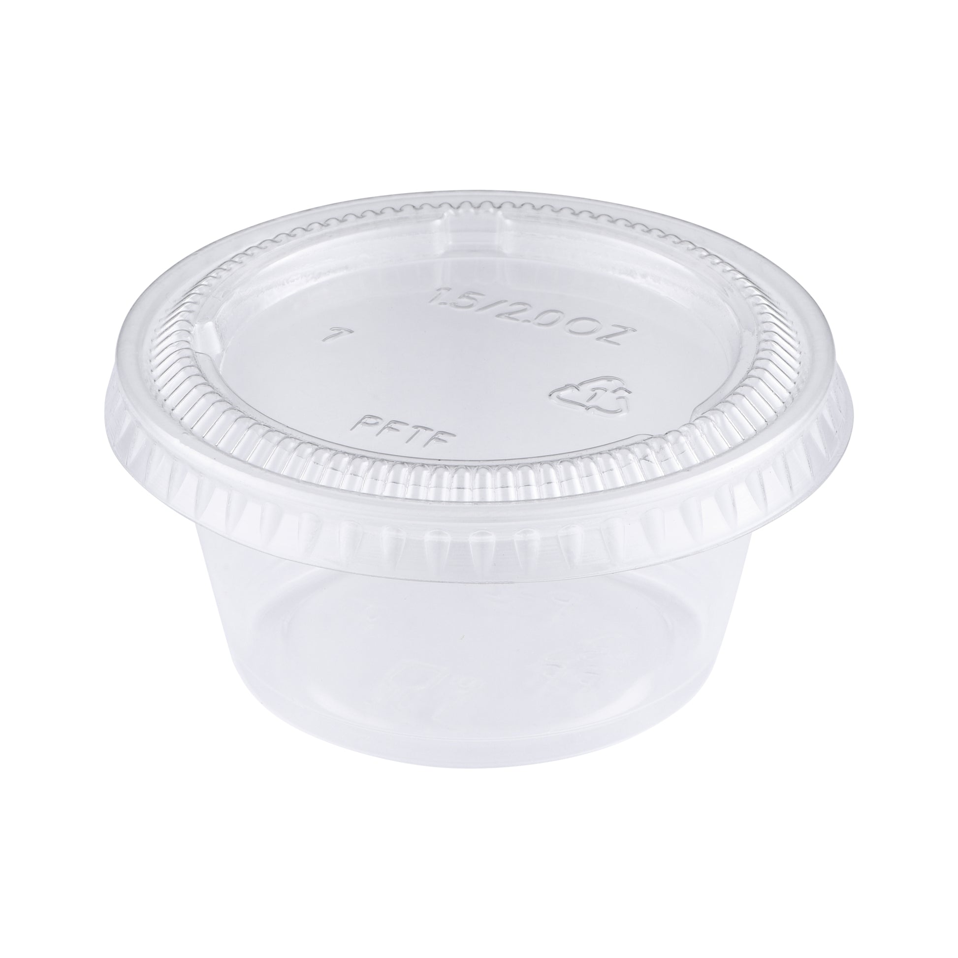 2oz Portion Cups, PP, 2500pc (100/25) - Image 1