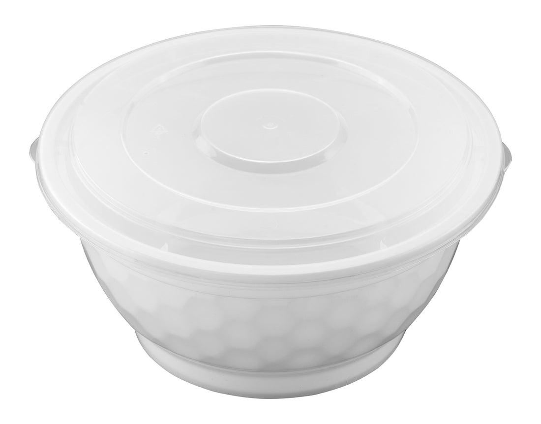 42oz Microwaveable Noodle Bowl with Lid, White, 120 Sets (40/6) - Image 1