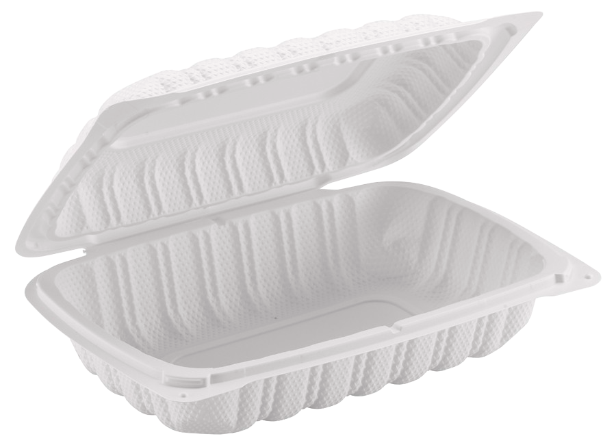 Hoagie Container, Corner Lock, 9" x 6", 200pc (100/2) - Image 1