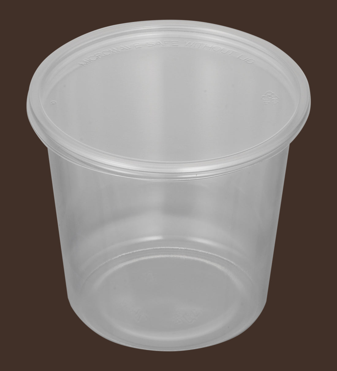 Clear Deli Container Cups 24 oz, Polypropylene, 500pc (25/20) - Image 1