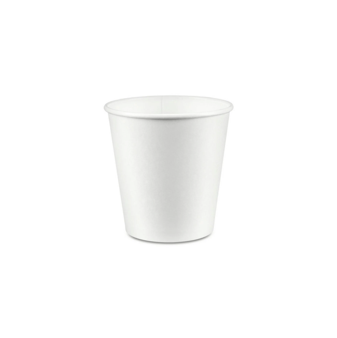 8oz Paper Cup, Single wall, 80mm, White, 1000pc (50/20) - Image 1