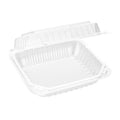 Clear Hinged PS Container, 8