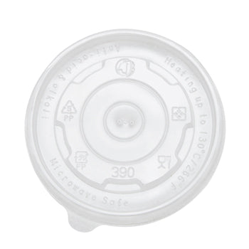 16 OZ. PAPER FOOD CONTAINER LID - POLYPRO HOT OR COLD 1000CT