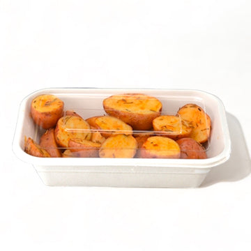 8.5" X 5.5" DOME LID FOR 24/32 OZ. RECTANGLE BOWLS - 300CT