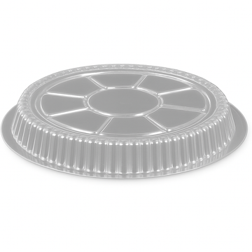 7" ROUND CLEAR DOME LIDS FOR  ALUMINUM PANS 500/CASE
