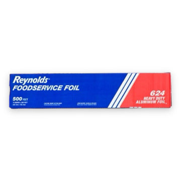 18" X 500' ROLL FOIL - HEAVY WEIGHT ROLL FOIL IN A CUTTER BOX 624