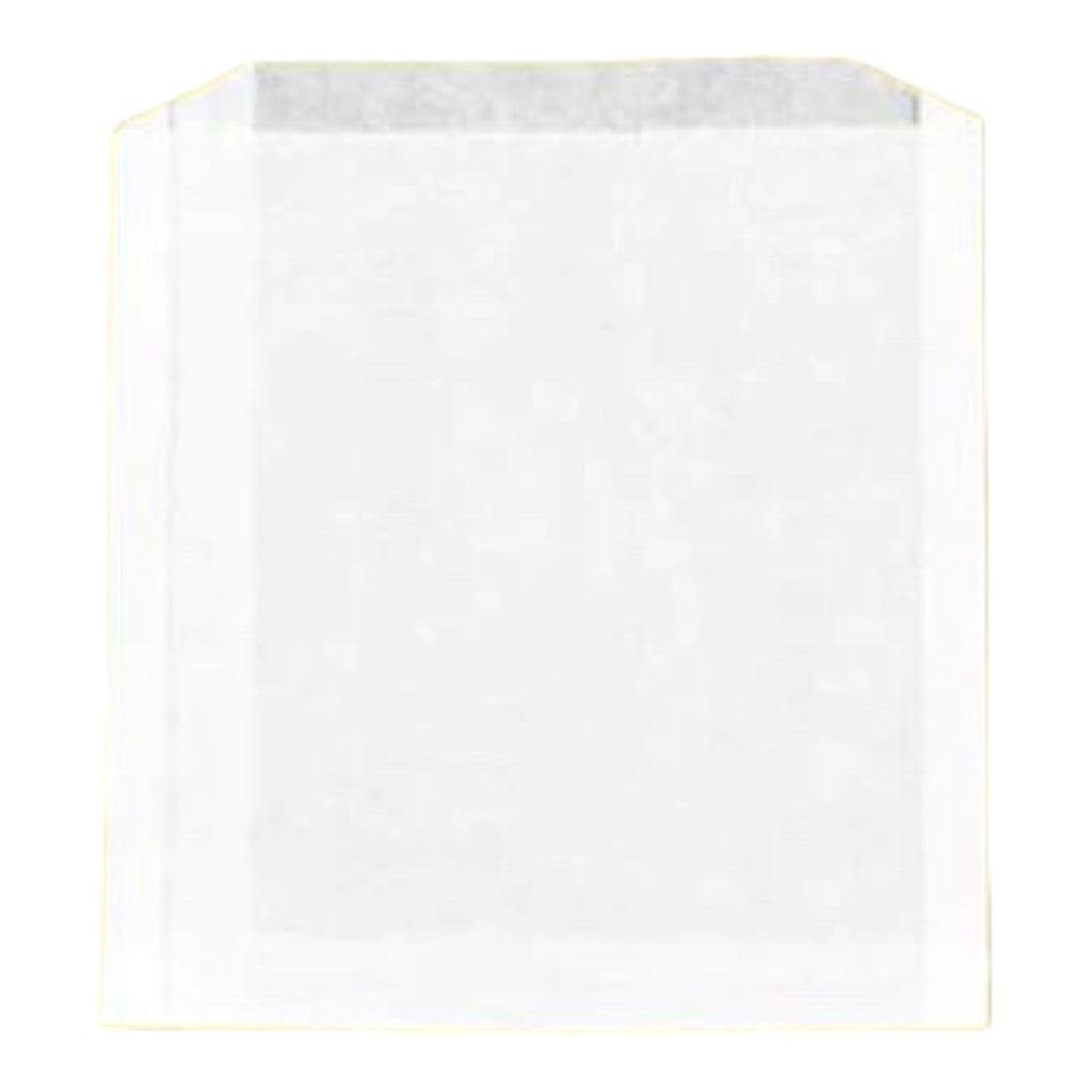 GREASE RESISTANT  BAG 6" X 3/4" X 6-1/2" WHITE 1000CT