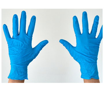 MEDIUM SYNTHETIC BLUE GLOVES 1000CT
