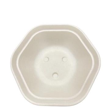 38 OZ HEXAGON BAGASSE BOWL 400CT