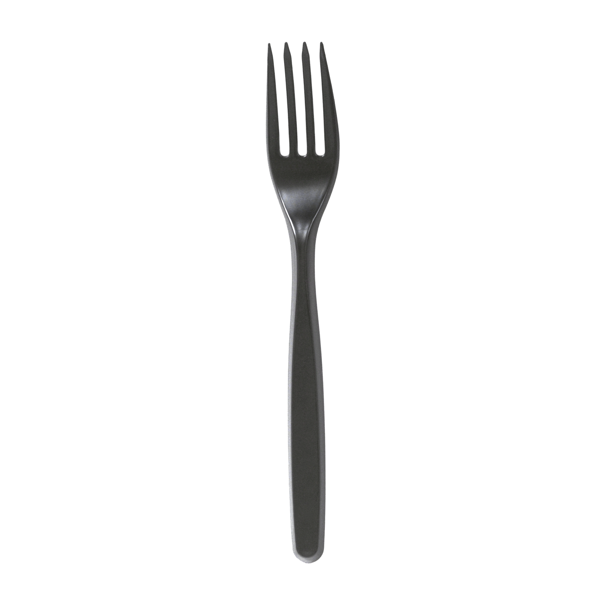 MEDIUM WEIGHT FORK BLACK PLASTIC POLYPROPYLENE 1000CT
