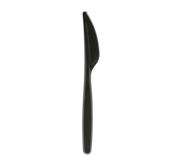 MEDIUM WEIGHT KNIFE BLACK PLASTIC POLYPROPYLENE 1000CT